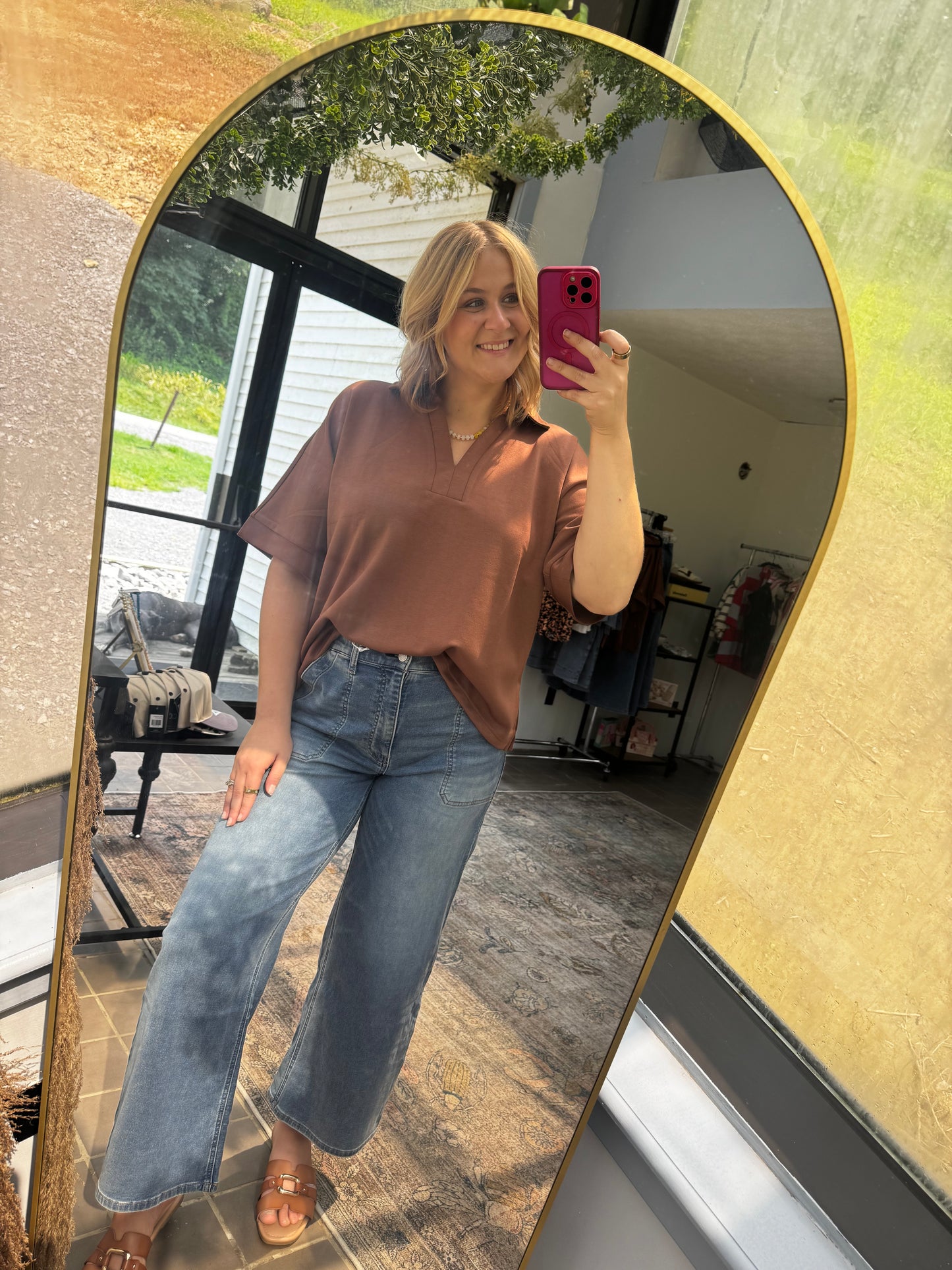Sutton Collared Top