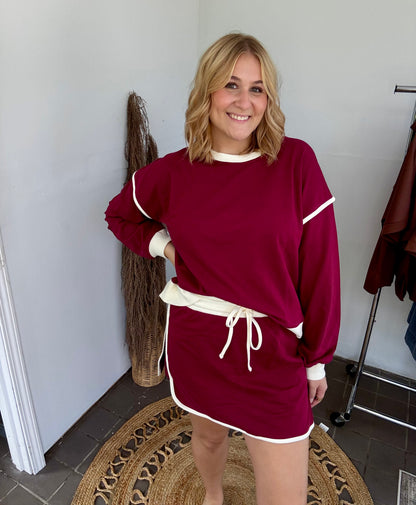 Kennedy Contrast Skort Set