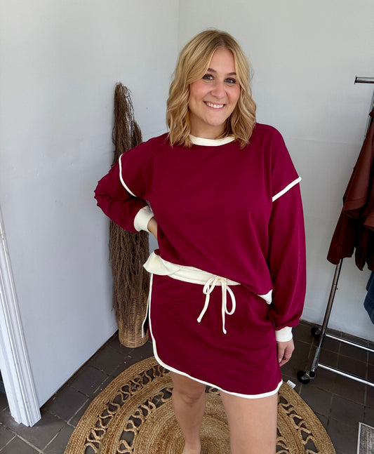 Kennedy Contrast Skort Set