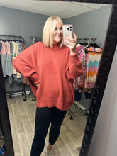 Megan Side Slit Oversized Sweater