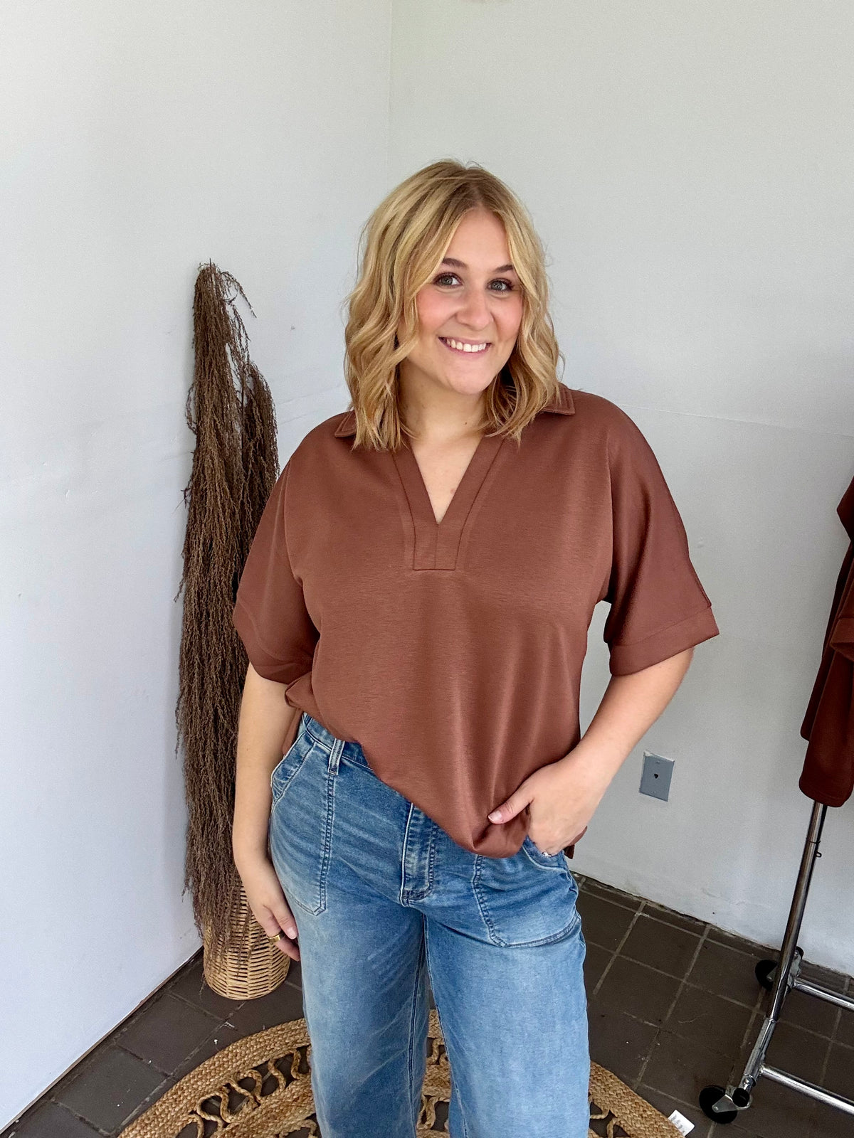 Sutton Collared Top