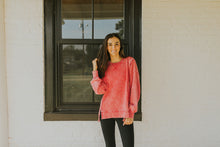 Caroline Mineral Washed French Terry Pullover