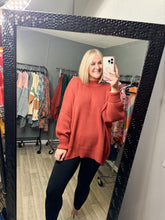 Megan Side Slit Oversized Sweater