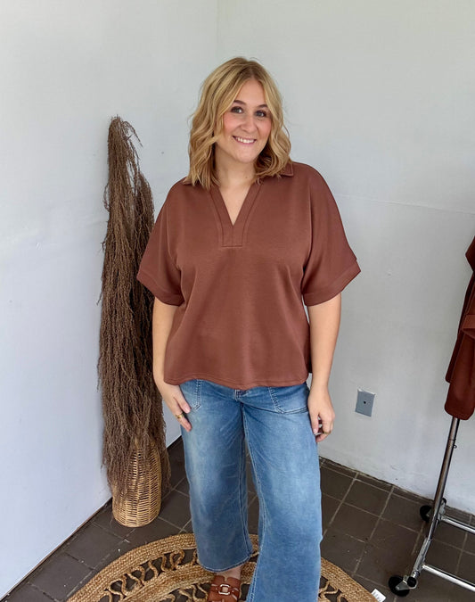 Sutton Collared Top