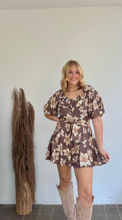 Layla Floral Romper